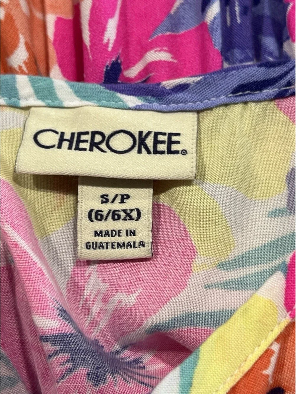 Cherokee Girls S (6/6X) Summer Dress